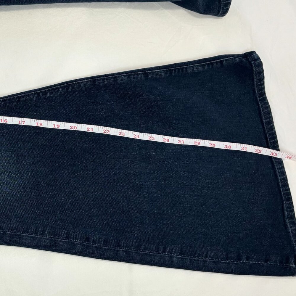 NWT 7 for all mankind Women's Megaflare High-Rise Dark Wash Denim Jeans, Size 27 - Picture 8 of 12